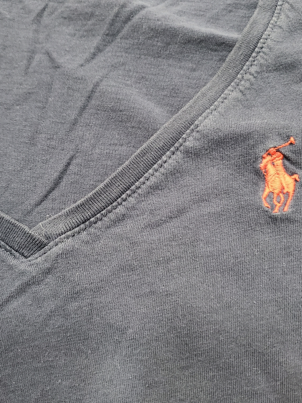 Ralph Lauren Sport Navy V-Neck Tee - Picture 3 of 4